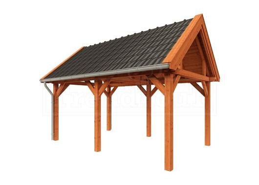 Buitenverblijf Zadeldak XL 5300x3800x3950mm (bxdxh)    52.1136