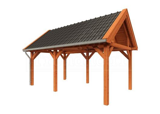 Buitenverblijf Zadeldak XL 5850x3800x3950mm (bxdxh)    52.1139