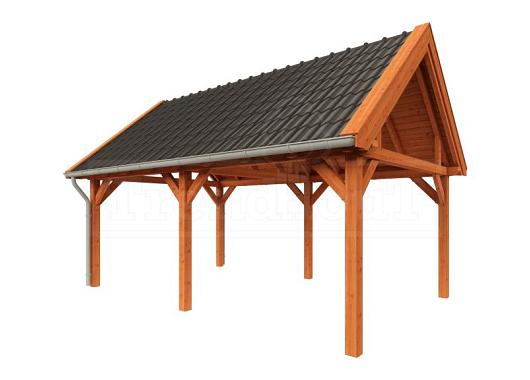Buitenverblijf Zadeldak XL 6350x4400x4250mm (bxdxh)    52.0148