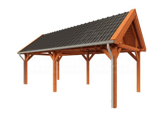 Buitenverblijf Zadeldak XL 7700x3800x3950mm (bxdxh)    52.1159