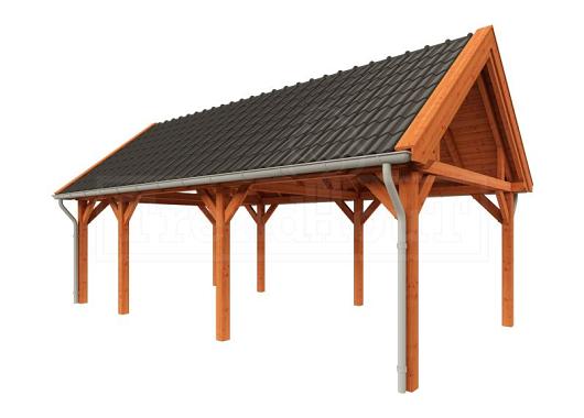 Buitenverblijf Zadeldak XL 8150x4400x4250mm (bxdxh)    52.1164