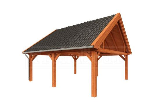 Buitenverblijf Zadeldak XXL 6550x7000x5000mm (bxdxh)    52.1181