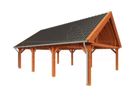 Buitenverblijf Zadeldak XXL 9500x7000x5000mm (bxdxh)    52.1184