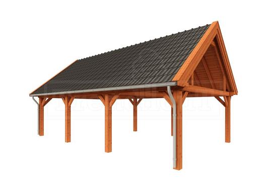 Buitenverblijf Zadeldak XXL 9500x5950x4900mm (bxdxh)    52.1183