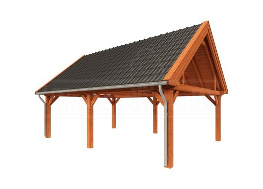 Buitenverblijf Zadeldak XXL 7850x5950x4900mm (bxdxh)    52.0712