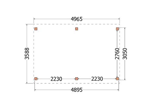 Kapschuur de Stee 5000x3600x3350mm (bxdxh)    52.1830