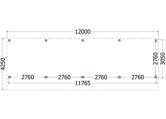 Kapschuur de Heerd 12000x4250x3350mm (bxdxh)    52.1195