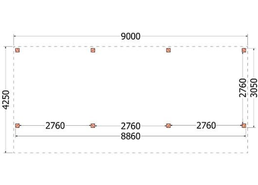 Kapschuur de Heerd 9000x4250x3350mm (bxdxh)    52.1194