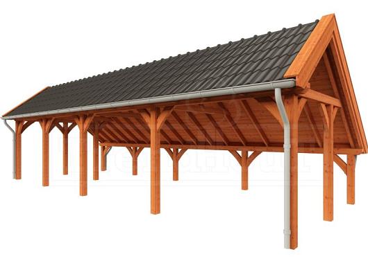 Kapschuur de Hoeve XL 11100x4400x3750mm (bxdxh)  links    52.1227