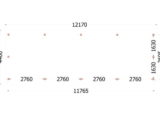 Kapschuur de Hoeve XL 12170x4400x3750mm (bxdxh)    52.6146