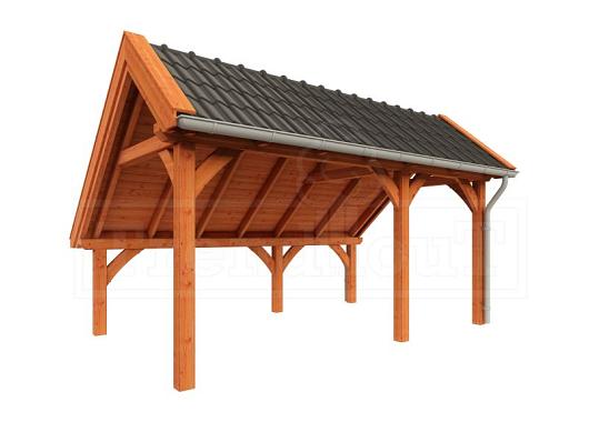 Kapschuur de Hoeve XL 5250x3800x3450mm (bxdxh) rechts    52.6101