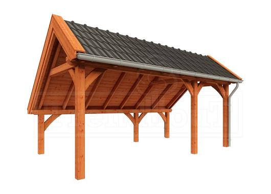 Kapschuur de Hoeve XL 5900x3800x3450mm (bxdxh) rechts    52.6104