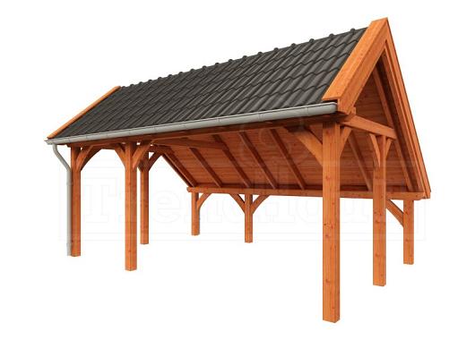 Kapschuur de Hoeve XL 5900x4400x3750mm (bxdxh) links    52.1204