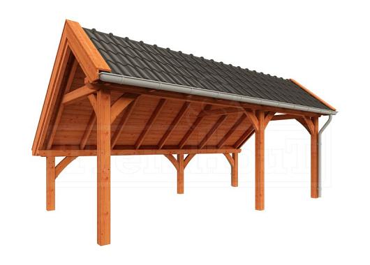 Kapschuur de Hoeve XL 6500x3800x3450mm (bxdxh) rechts    52.6106