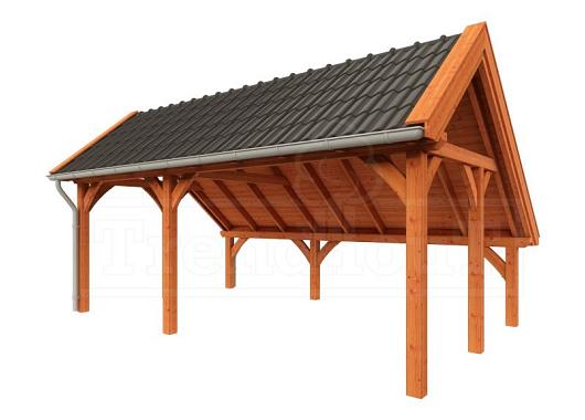 Kapschuur de Hoeve XL 6500x4400x3750mm (bxdxh) links    52.1207