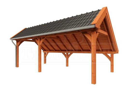 Kapschuur de Hoeve XL 7000x3800x3450mm (bxdxh) links    52.1208