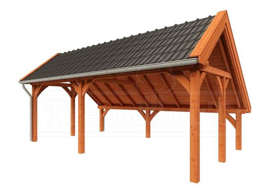 Kapschuur de Hoeve XL 7000x4400x3750mm (bxdxh) links    52.1209