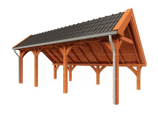 Kapschuur de Hoeve XL 7100x3800x3450mm (bxdxh) links    52.1210