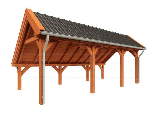 Kapschuur de Hoeve XL 7100x3800x3450mm (bxdxh) rechts    52.6110