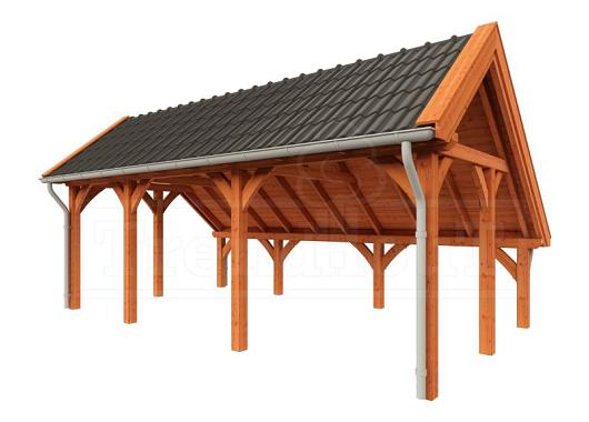 Kapschuur de Hoeve XL 7100x4400x3750mm (bxdxh) links    52.1211