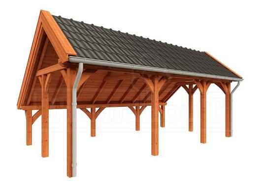 Kapschuur de Hoeve XL 7100x4400x3750mm (bxdxh) rechts    52.6111