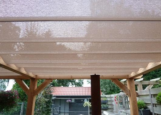Pergola zonwering Solem acryl 250 x  300 cm    Uitval x Breedte