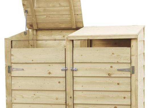 Containerkast dubbel, 128,7 x 152 x 89 cm.   1022384