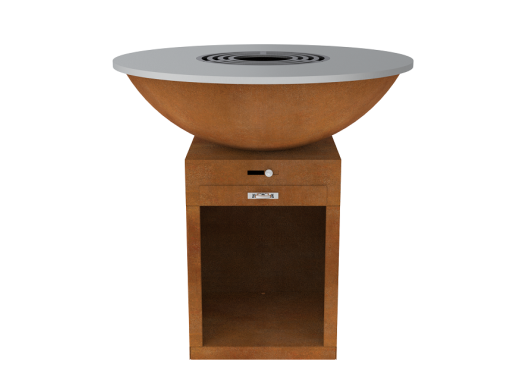 BBQ cortenstaal Ø85cm x 95cm BBQ-05