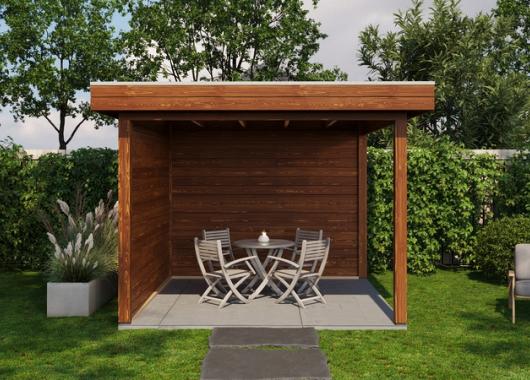 Lugarde veranda Almelo 300x300cm  - 28mm 