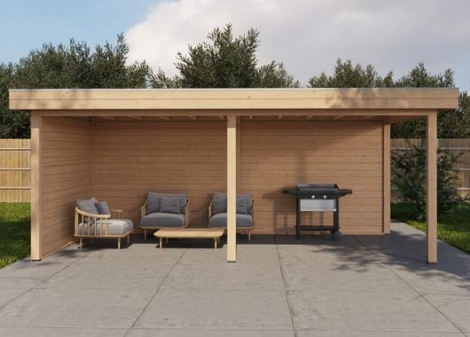 Lugarde veranda Assen 588x300cm  - 28mm 