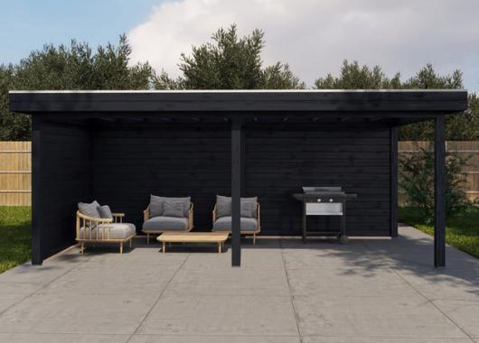 Lugarde veranda Assen 588x300cm  - 28mm 