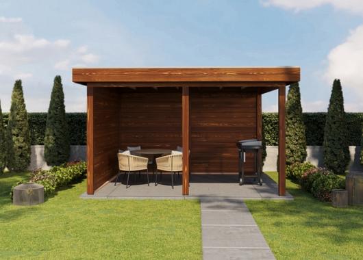 Lugarde veranda Egmond 388x350cm  - 28mm