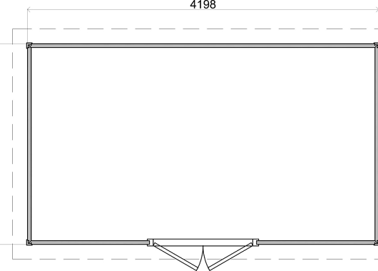 Lugarde Prima tuinhuis Heerenveen 420x240cm