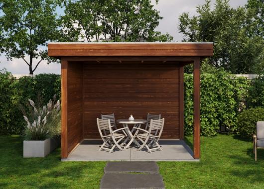 Lugarde veranda Laren 300x250cm  - 28mm - platdak 