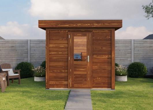 Lugarde Modern tuinhuis 28mm Garderen 250x250cm 