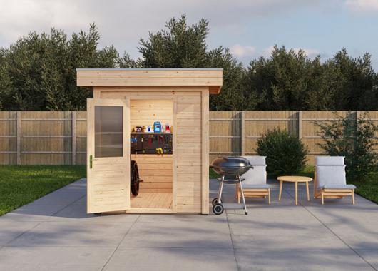 Lugarde Modern tuinhuis 28mm Den Haag 200x200cm 