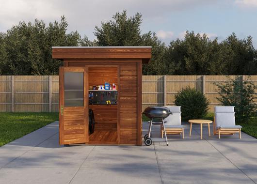 Lugarde Modern tuinhuis 28mm Den Haag 200x200cm 