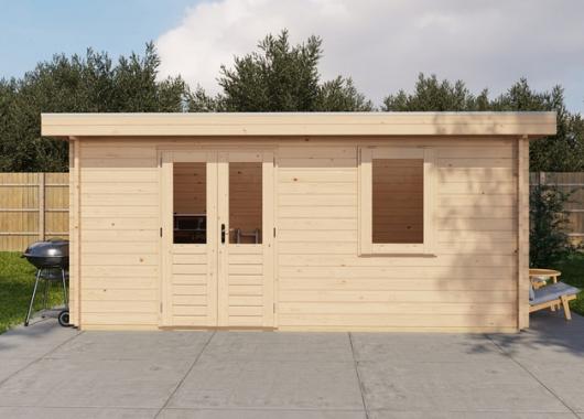 Lugarde Blokhut Duiven 500x400cm 