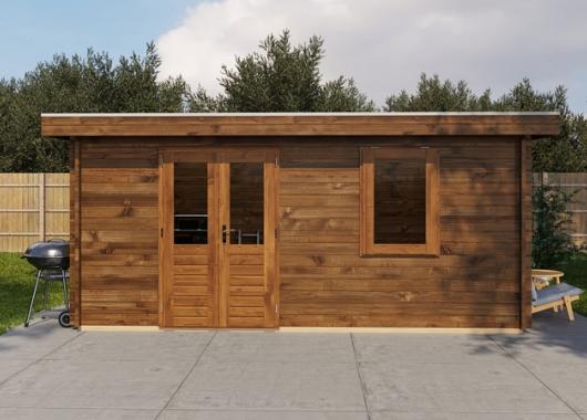 Lugarde Blokhut Duiven 500x400cm 