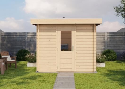 Lugarde Modern tuinhuis 28mm Rotterdam 388x388cm