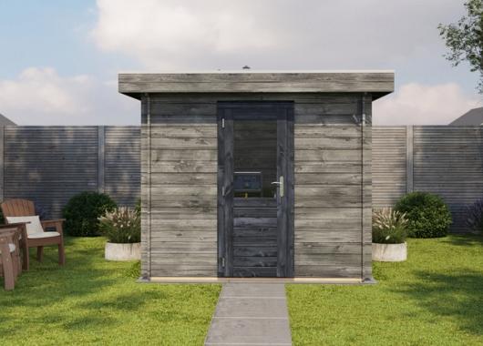 Lugarde Modern tuinhuis 28mm Rotterdam 388x388cm