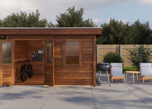 Lugarde Modern tuinhuis 44mm Bodegraven 388x300cm