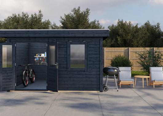 Lugarde Modern tuinhuis 44mm Bodegraven 388x300cm