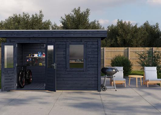 Lugarde Modern tuinhuis 44mm Gorssel 388x200cm