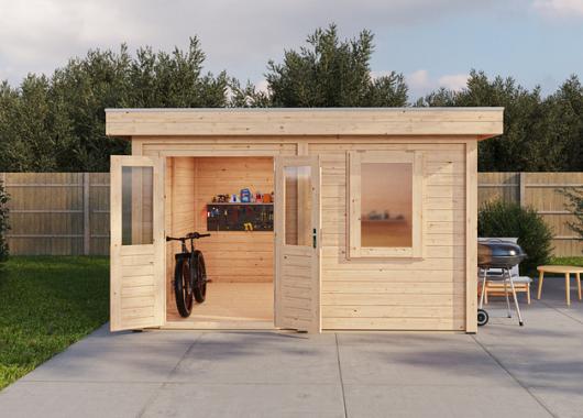 Lugarde Modern tuinhuis 44mm Rotterdam 388x388cm