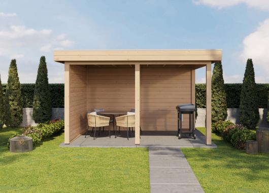 Lugarde veranda Vorden 388x300cm 28mm  platdak