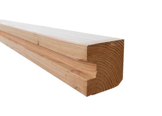 Douglas sleufpalen 95x95/3000 mm