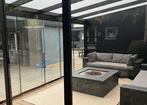 Showmodel aluminium overkapping 470x350cm