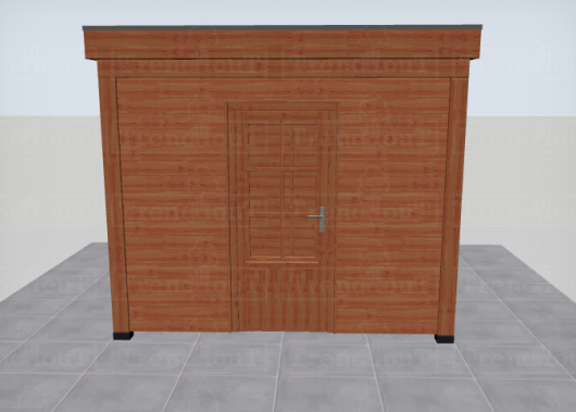 Zelfbouwpakket Plat dak Traditioneel 3050x3050 mm