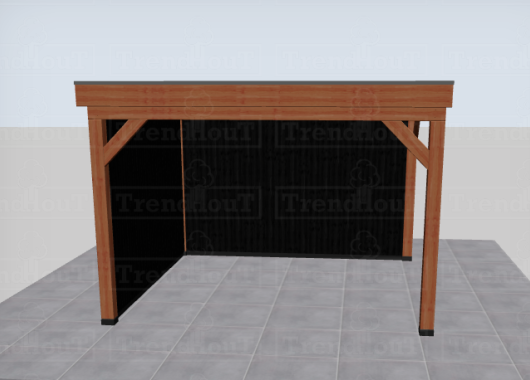 Zelfbouwpakket Plat dak Traditioneel 3405x3405 mm